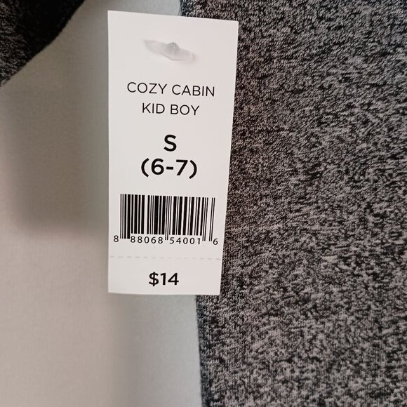 👕 Dip Grey Long Sleeve Henley Shirt – Kids Size S (6–7) – NEW with Tags - Picture 3 of 6